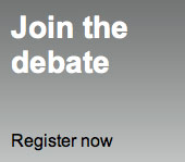 Join the debate - Register now
