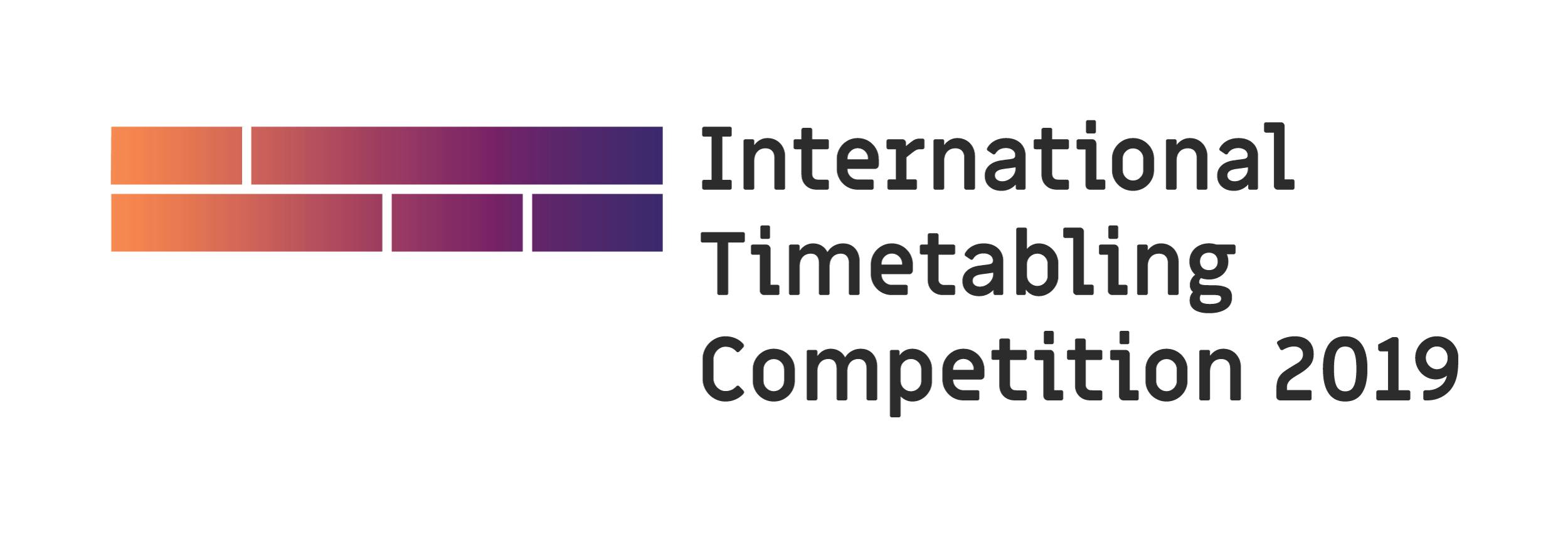 ITC
 2019: International

                    Timetabling

 competition