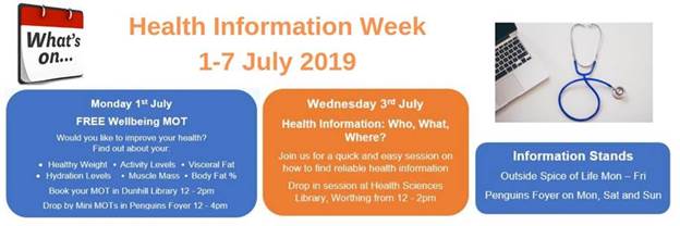 Health Information Week 1-7 July 2019